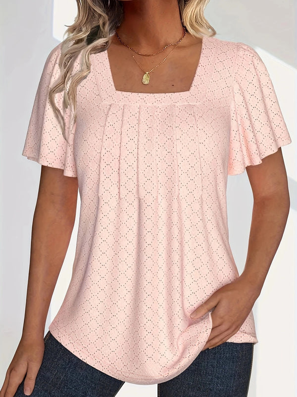 Plus Size Spring & Summer Hollow Tops for Women