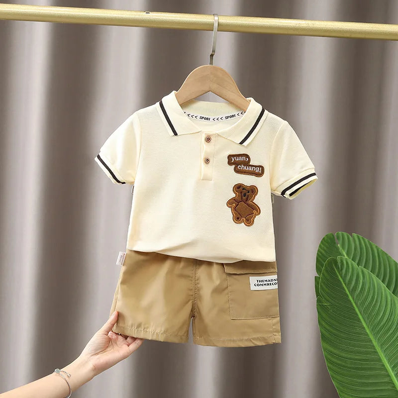 Baby Boy Clothes Set T-shirt+Shorts