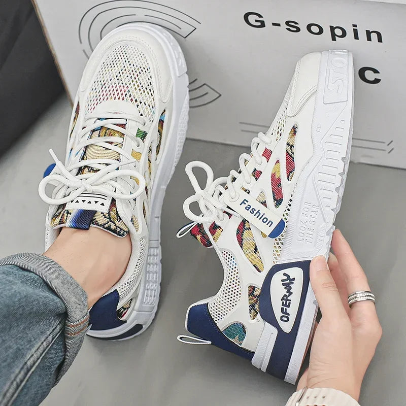 Breathable Skateboard Mens Luxury Running Shoes