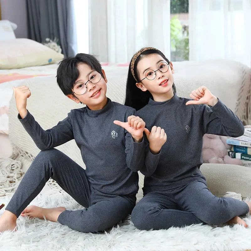 Children Thermal Clothing Sets Sleepwear