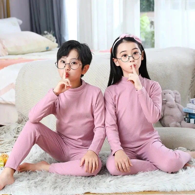 Children Thermal Clothing Sets Sleepwear