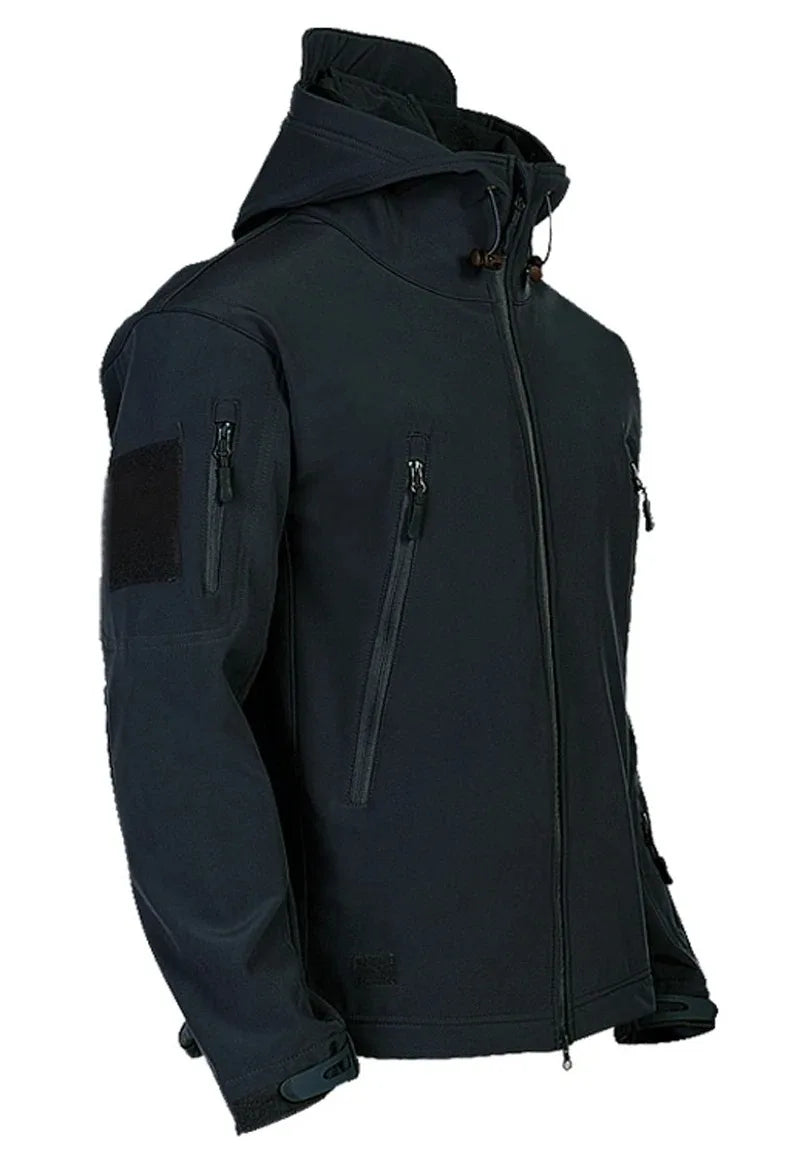 Men’s Hooded Tactical Softshell Jacket