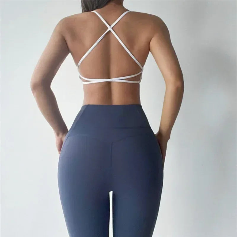 Breathable Vest-style Sports Bra for Outer Wear