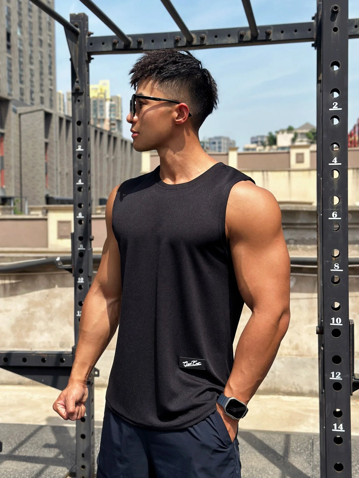 Fitness Sleeveless Gym Men's Tank Top