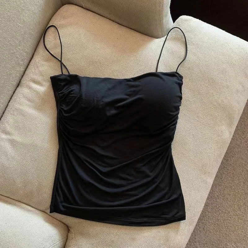 Women’s Halter Top with Built-In Bra