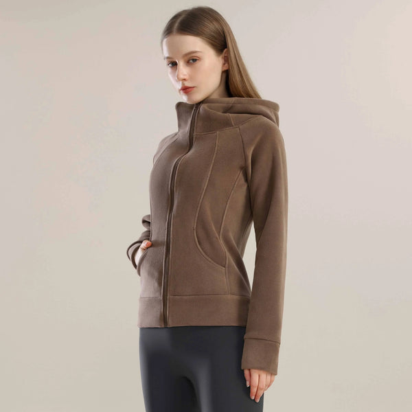 WInter Women Thick Hooded Sports Jacket