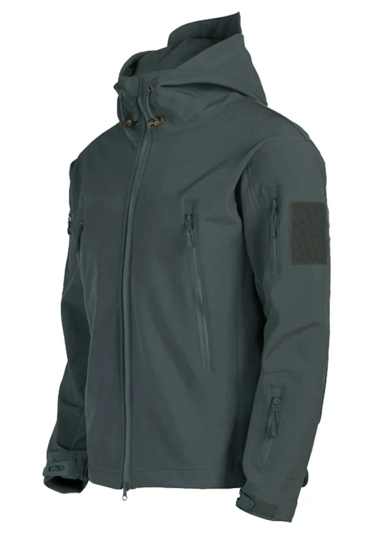 Men’s Hooded Tactical Softshell Jacket