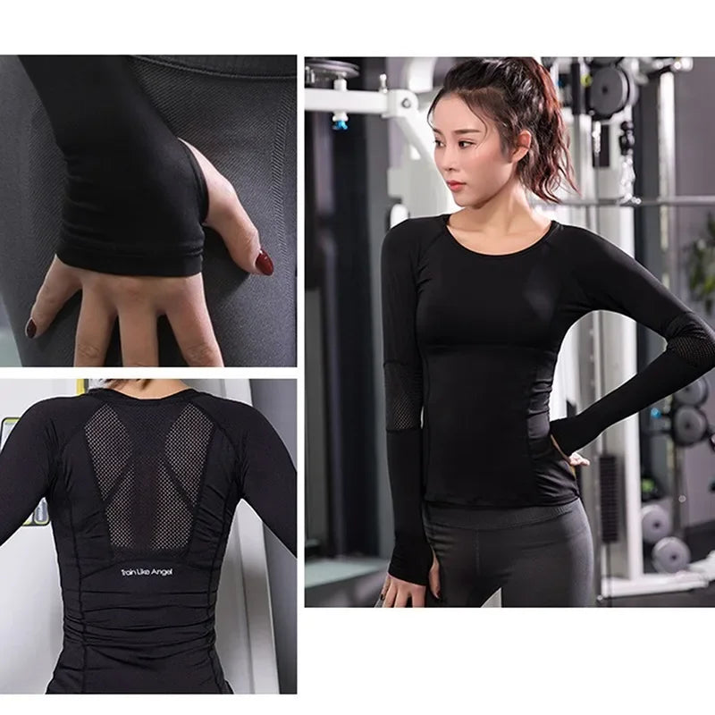 Yoga Wear  Loose Quick-Drying Clothes Ladies Sportswear