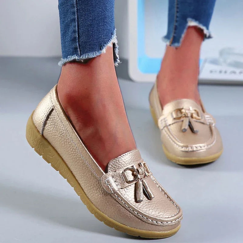 Casual Shoes White Slip On Loafers Sneakers