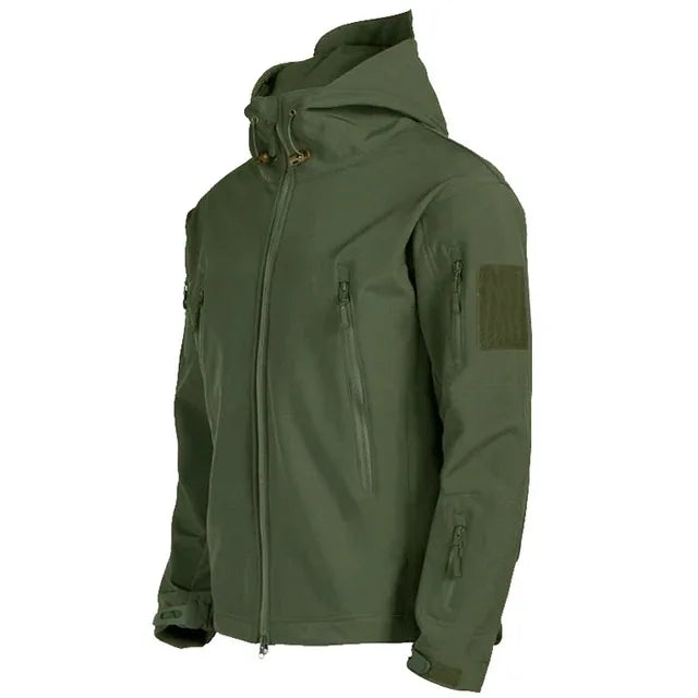Men’s Hooded Tactical Softshell Jacket