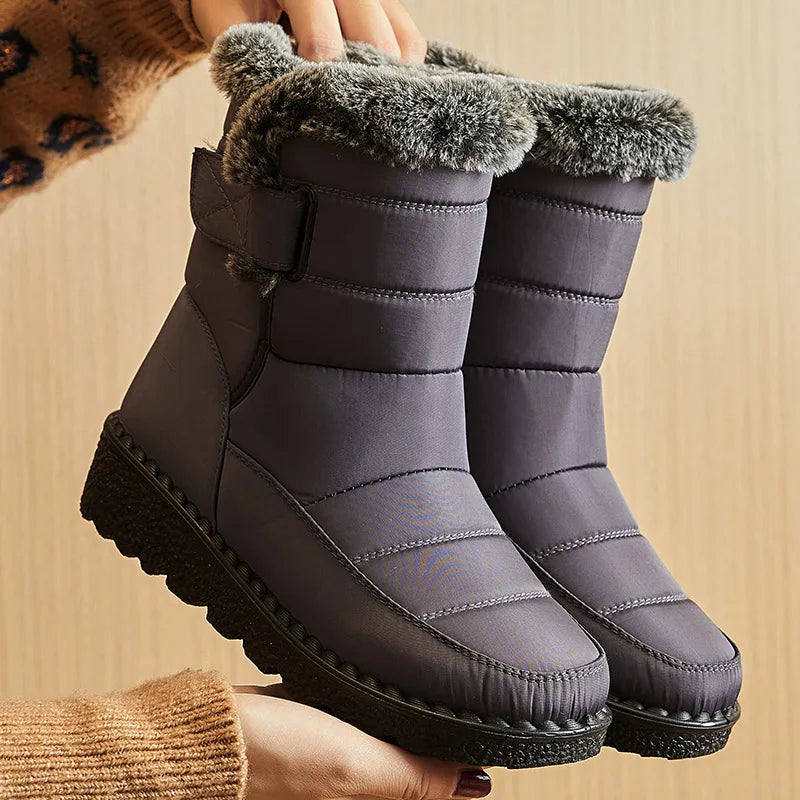 Women’s Waterproof Fur Winter Boots