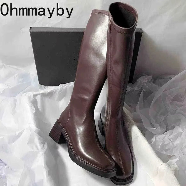 Women’s Vintage Knee-High Boots