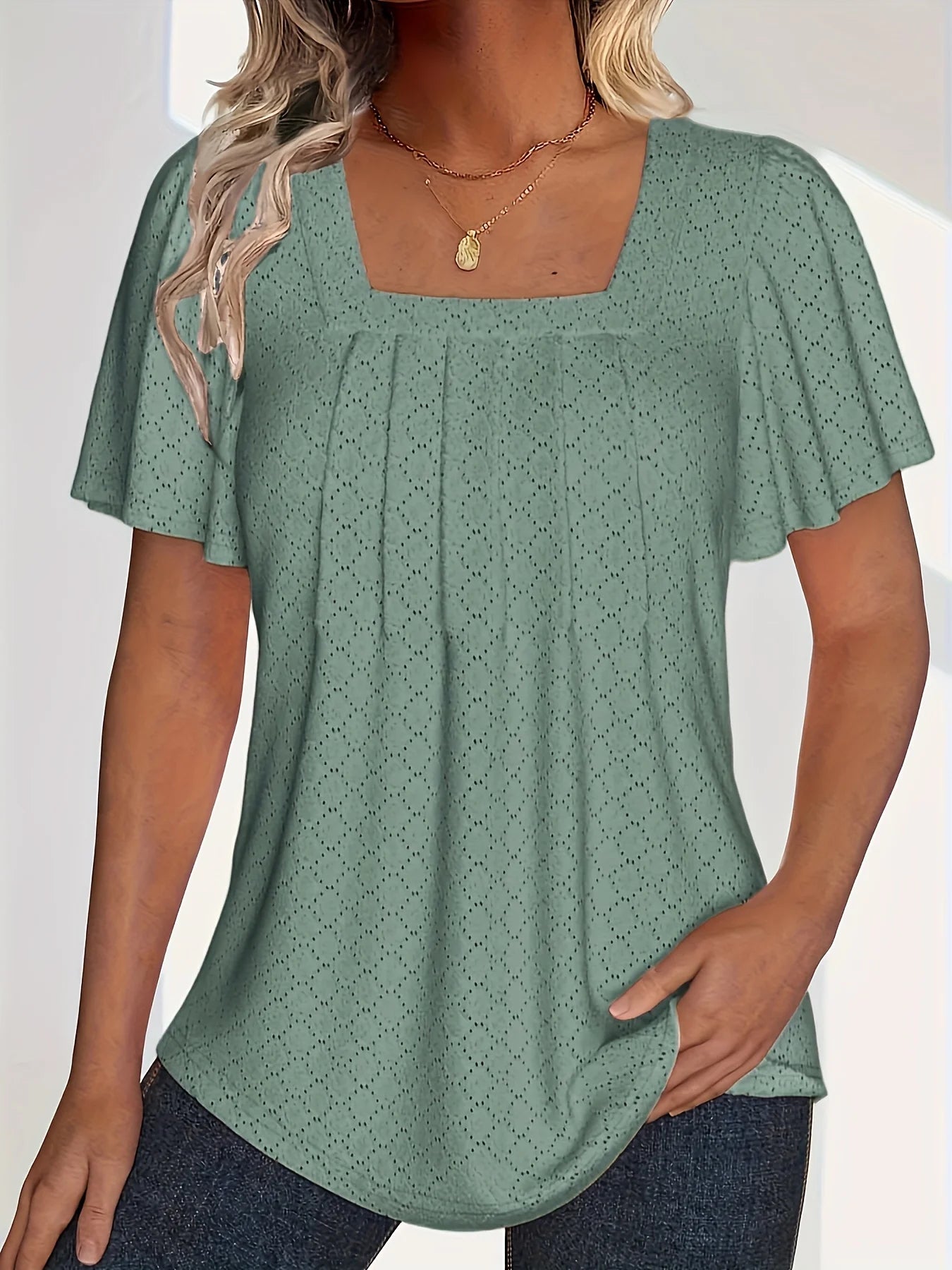 Plus Size Spring & Summer Hollow Tops for Women