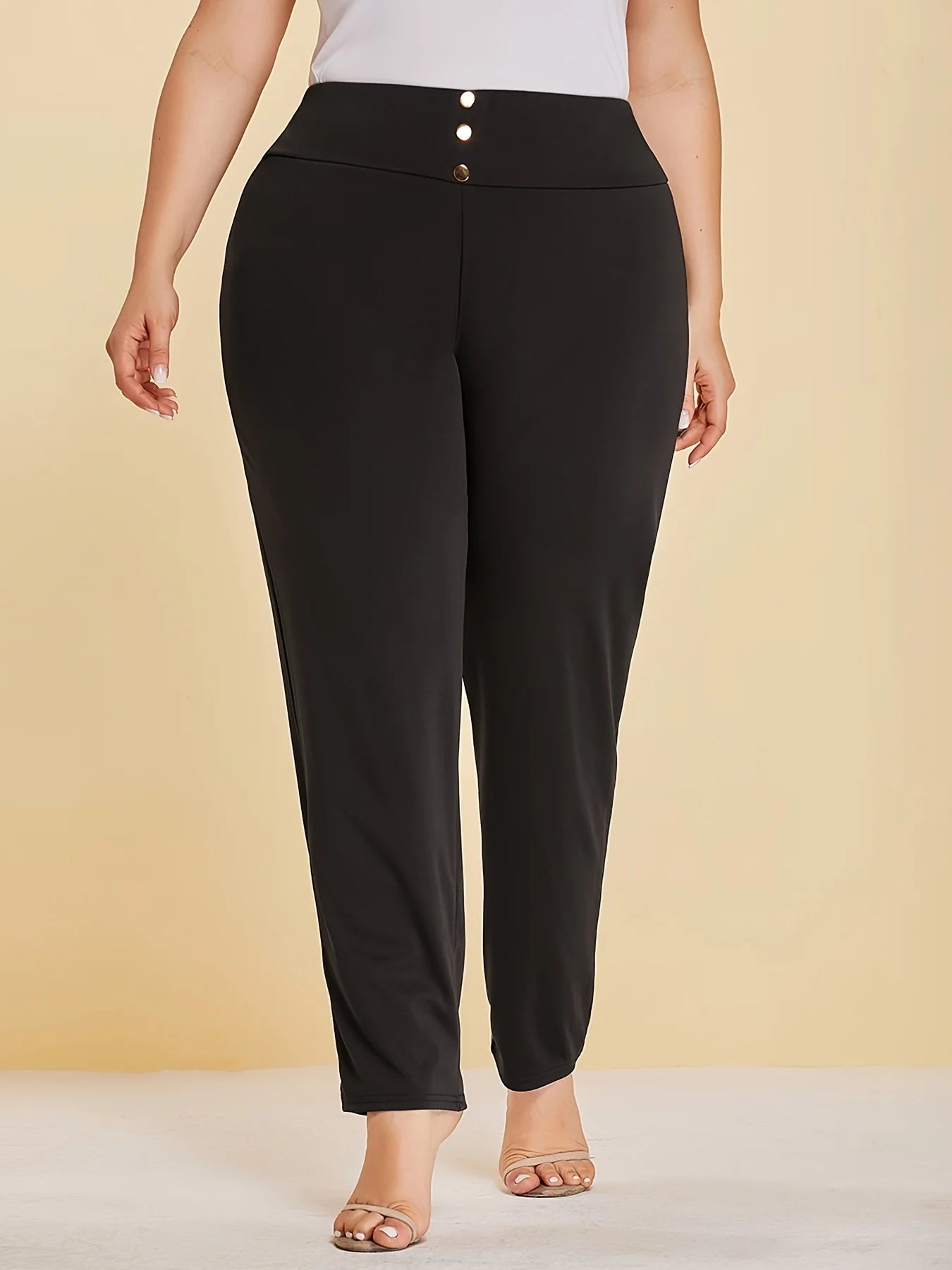 Women’s Plus-Size Knitted Trousers