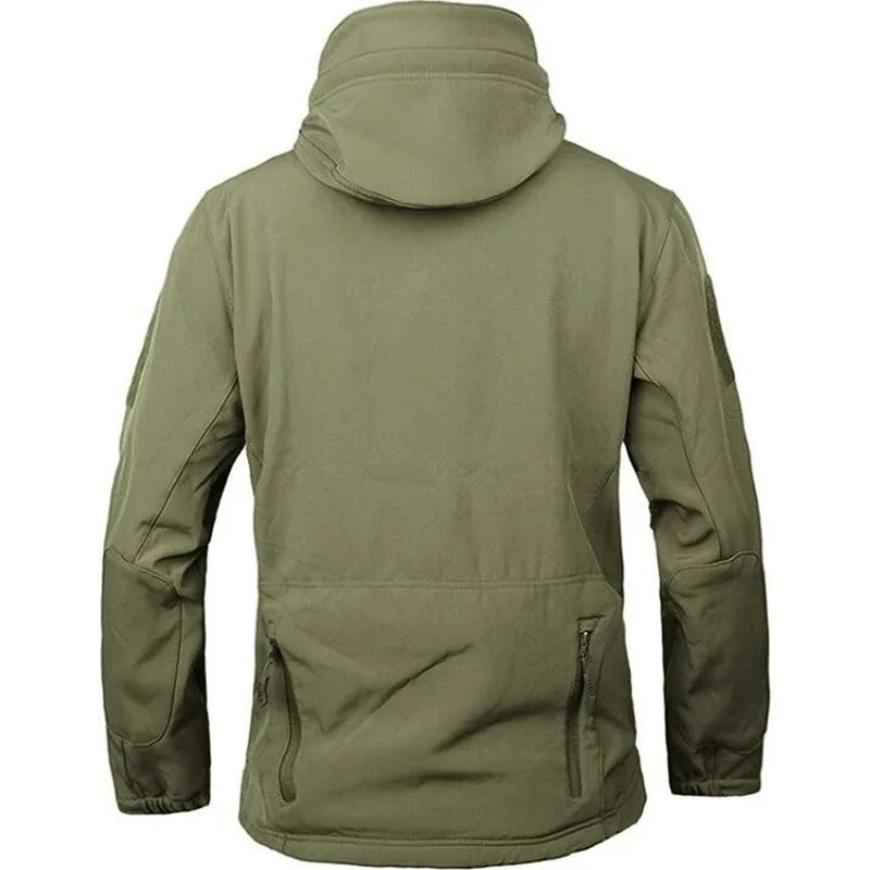 Men’s Hooded Tactical Softshell Jacket