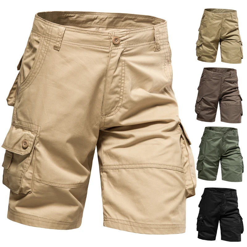 Men's Loose Fit Multi-Pocket Shorts