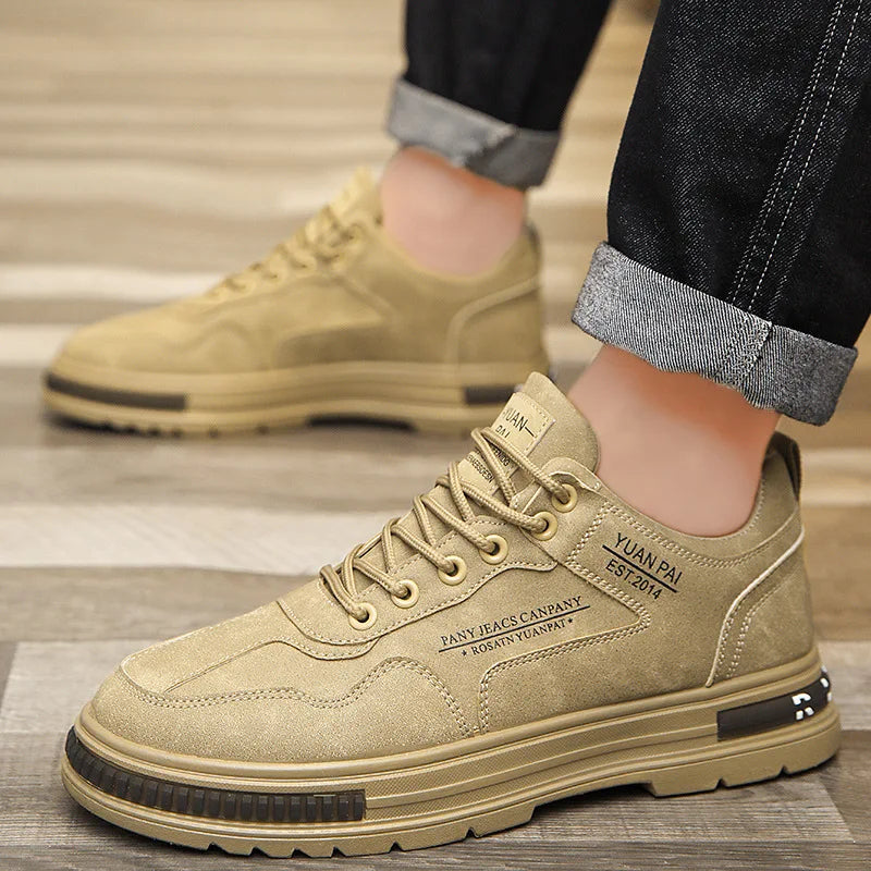 PU Leather Sneakers Shoes
