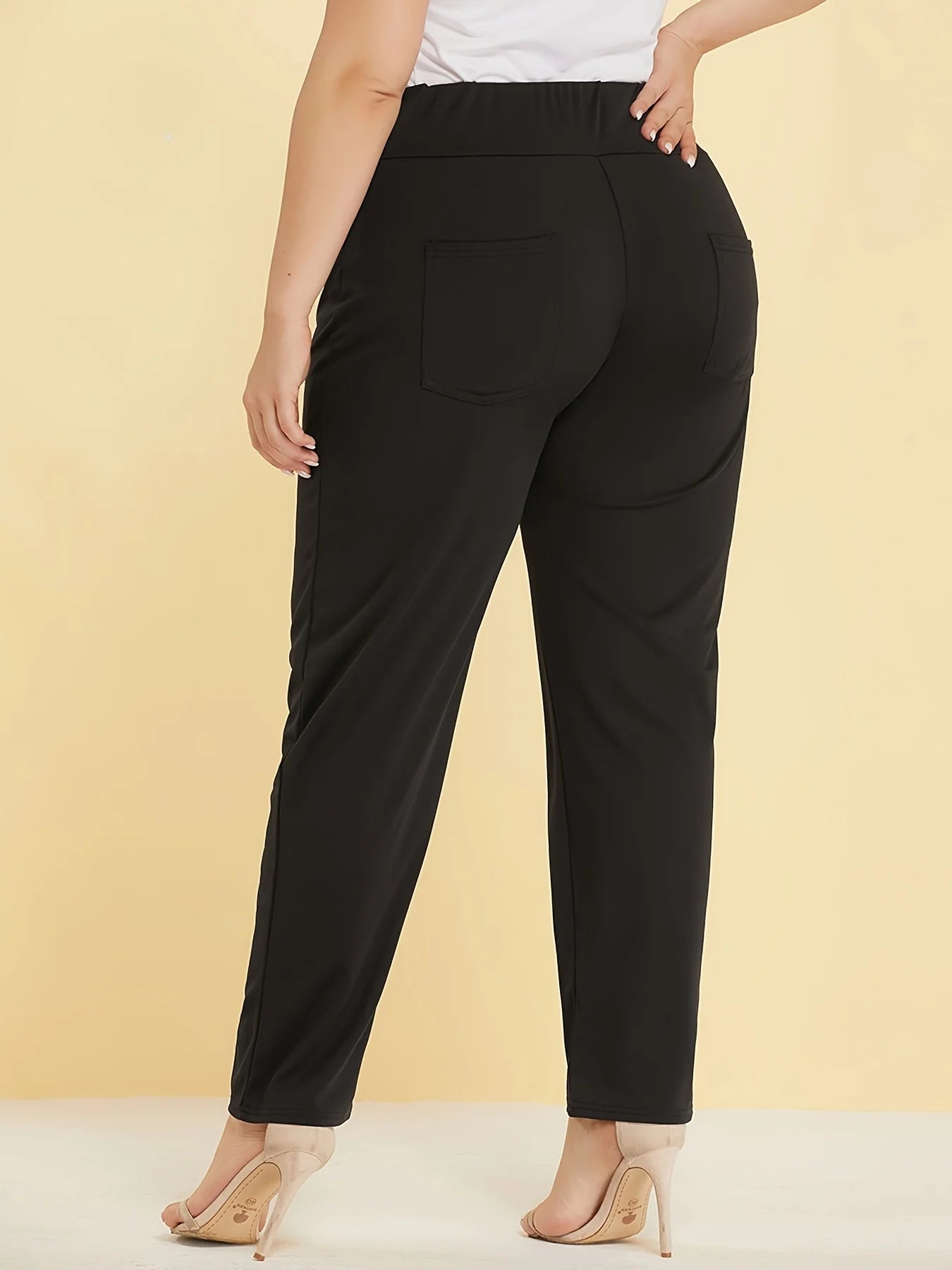 Women’s Plus-Size Knitted Trousers