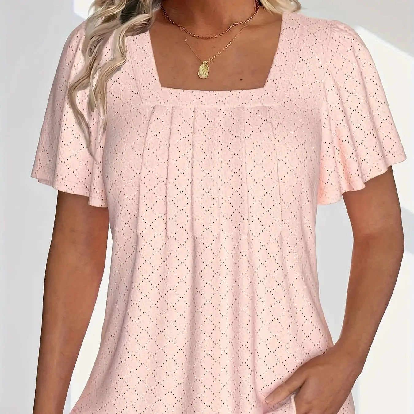 Plus Size Spring & Summer Hollow Tops for Women