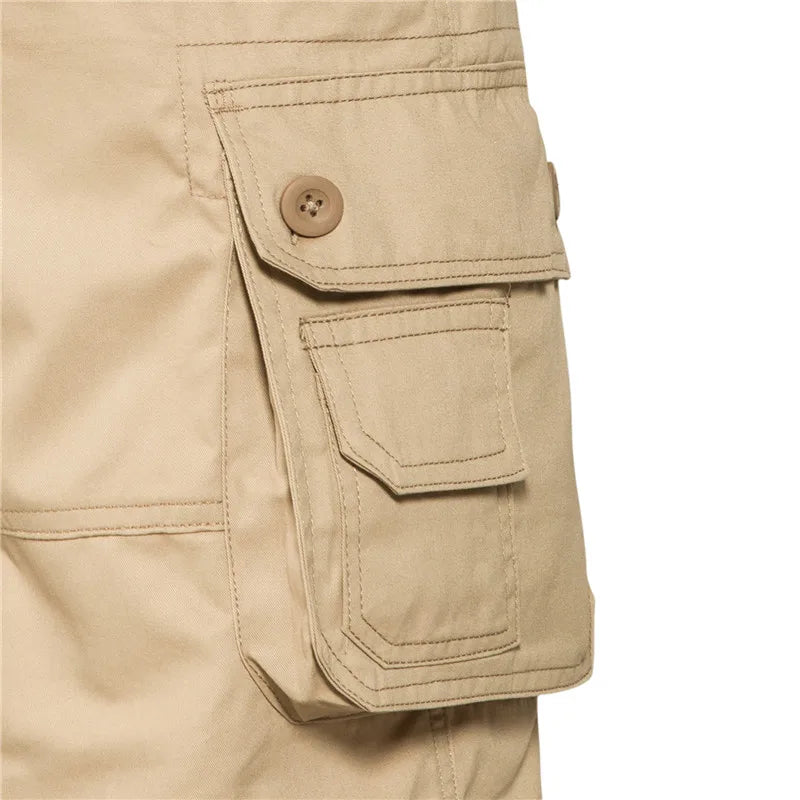 Men's Loose Fit Multi-Pocket Shorts