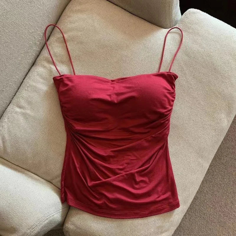 Women’s Halter Top with Built-In Bra