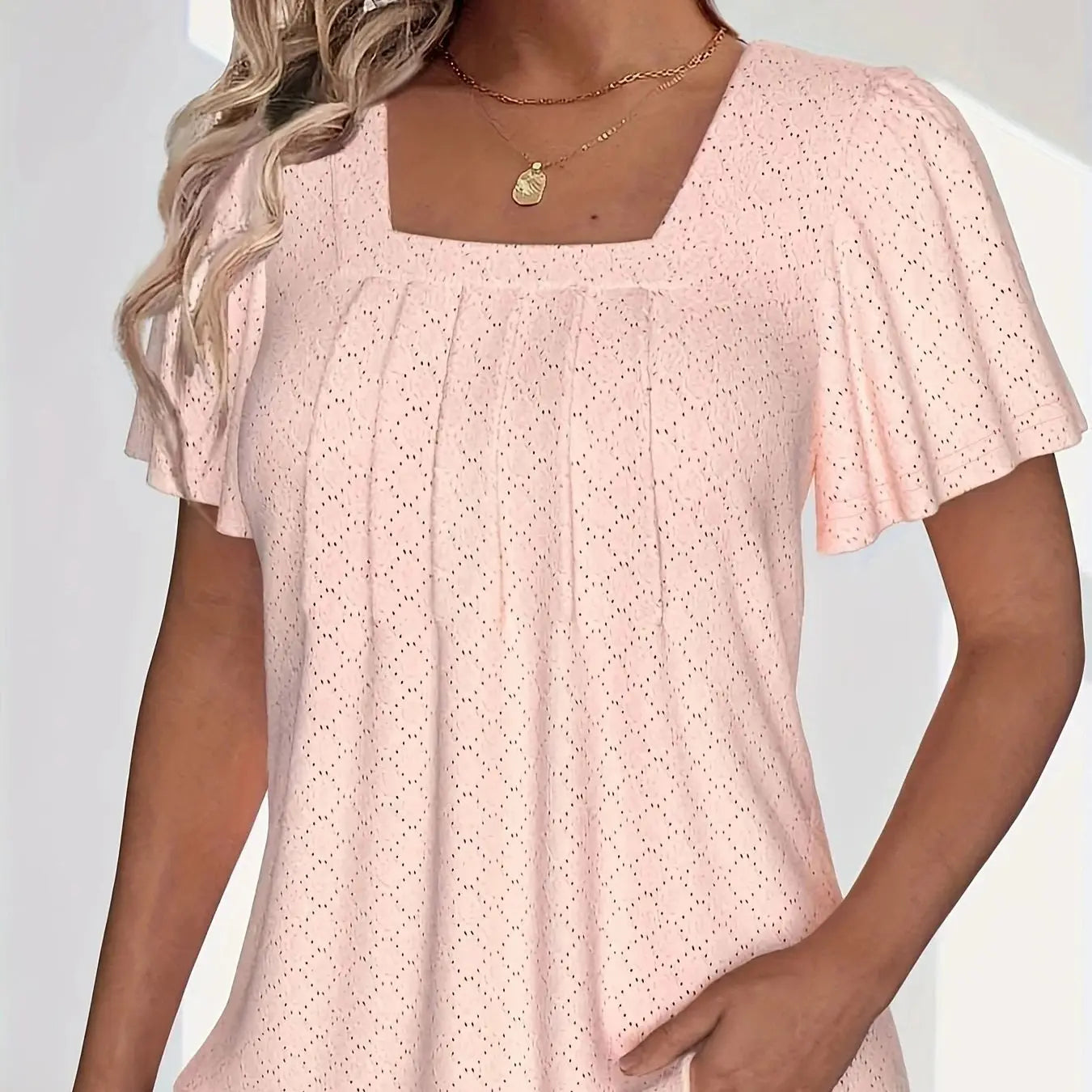Plus Size Spring & Summer Hollow Tops for Women