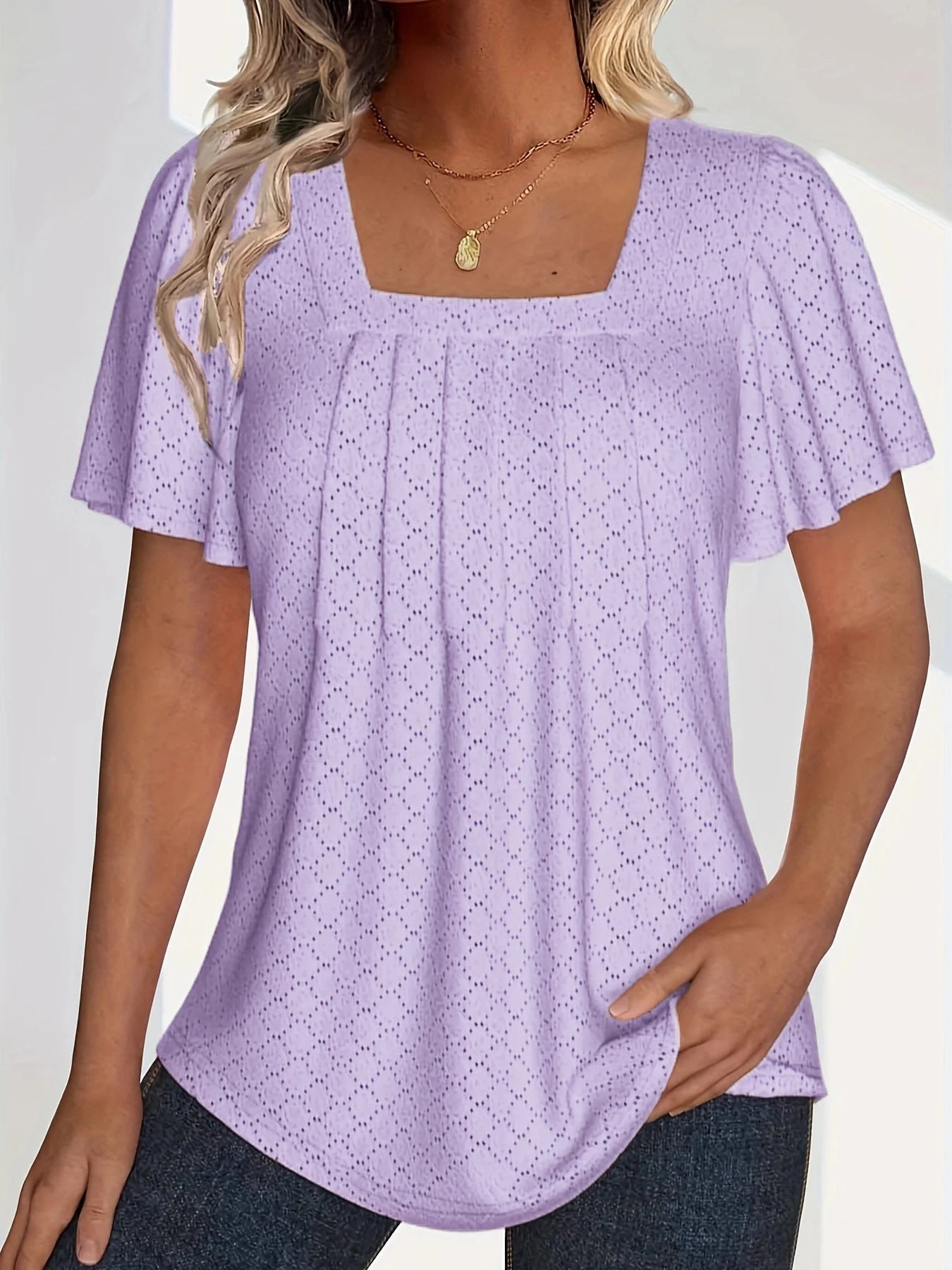Plus Size Spring & Summer Hollow Tops for Women