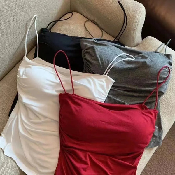 Women’s Halter Top with Built-In Bra