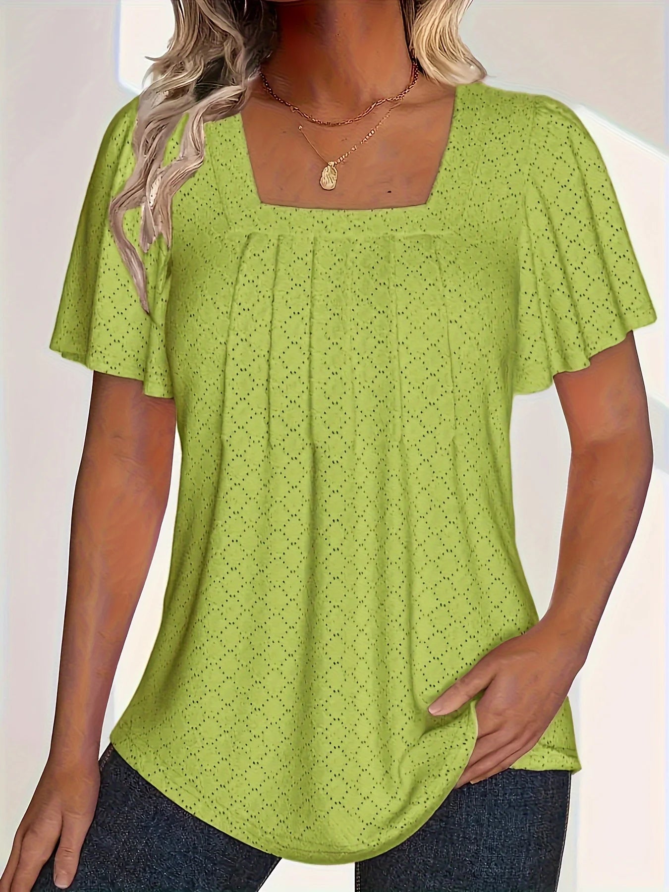 Plus Size Spring & Summer Hollow Tops for Women