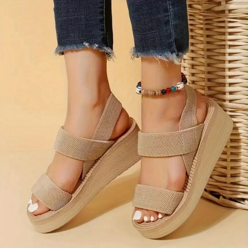 1 Pair Women's Minimalist Wedge Sandals
